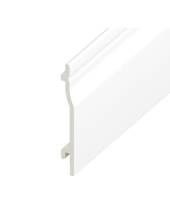 Buy Shiplap Cladding White - Width 125 mm Length 5 m | Poly Direct