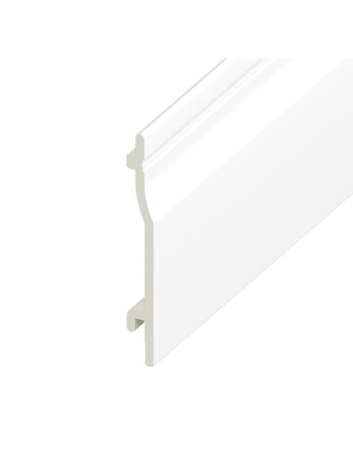 Buy Shiplap Cladding White - Width 125 mm Length 5 m | Poly Direct