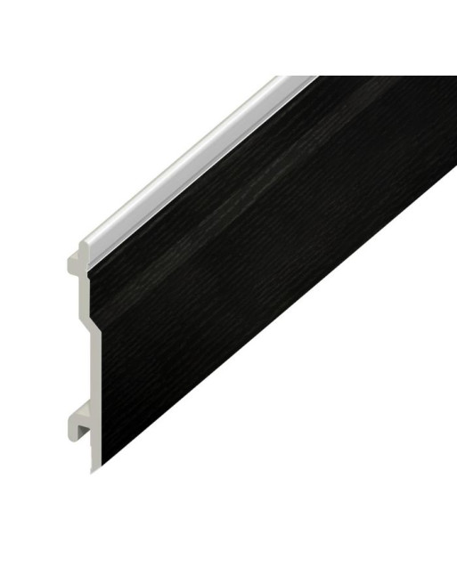 Buy Shiplap V-Groove Cladding Black Ash | Poly Direct