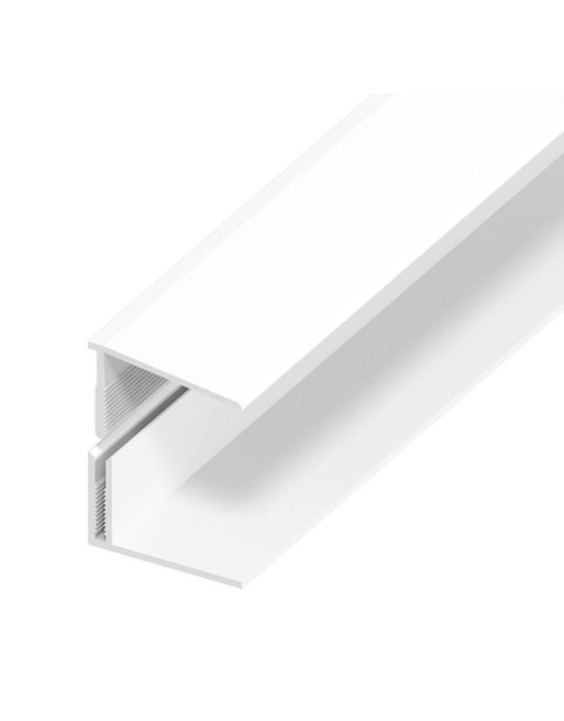 Buy Shiplap Cladding Edge Trim White | Poly Direct